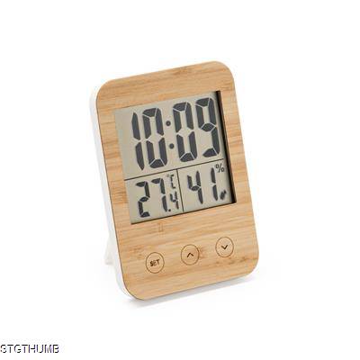 CELSIUS WEATHER STATION with Bamboo Front Shell