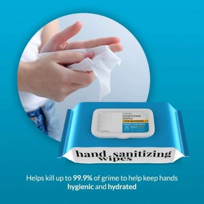 ANTIBACTERIAL SANITISER WET WIPE TISSUE PACK