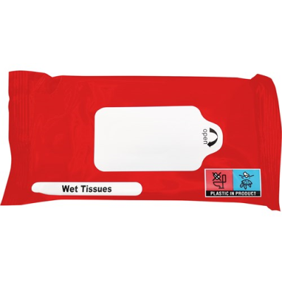 TISSUE PACK, 10PC in Red