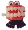 CLOCKWORK WIND UP TOY CHATTERING TEETH