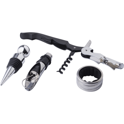 CORK WINE SET in Brown