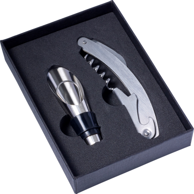 WINE SET (2PC) in Black