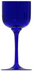 BRISTOL BLUE GLASS WINE GOBLET SET