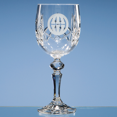 220ML FLAMENCO CRYSTALITE PANEL GOBLET