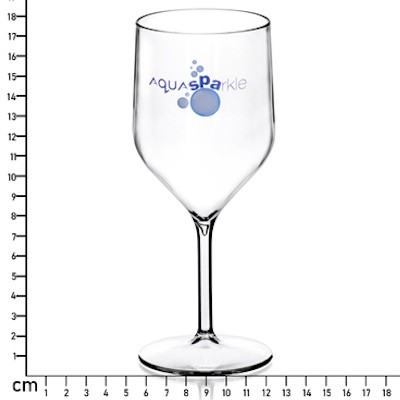 300ML (10OZ) (250ML SERVE) REUSABLE PLASTIC WINE GLASS