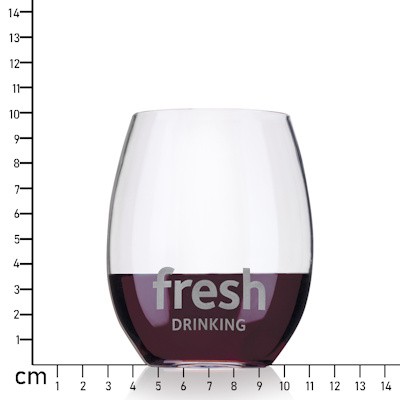 390ML (12OZ) BLOWN TRITAN STEMLESS WINE GLASS