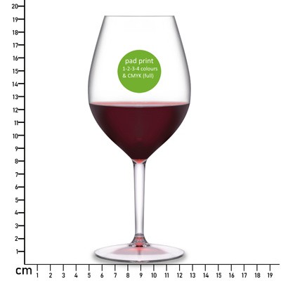 510ML (250ML SERVE) SHATTERPROOF TULIP WINE GLASS