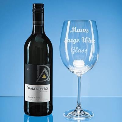 850ML GRANDE VINO FULL BOTTLE OF WINE GLASS*