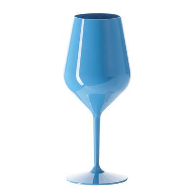 BLUE WINE GLASS
