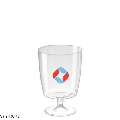 DISPOSABLE PLASTIC WINE GLASS 220ML-7OZ
