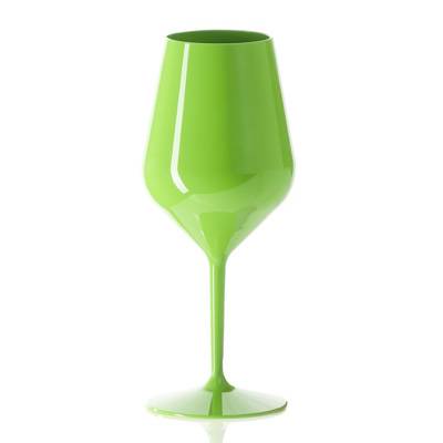 GREEN WINE GLASS