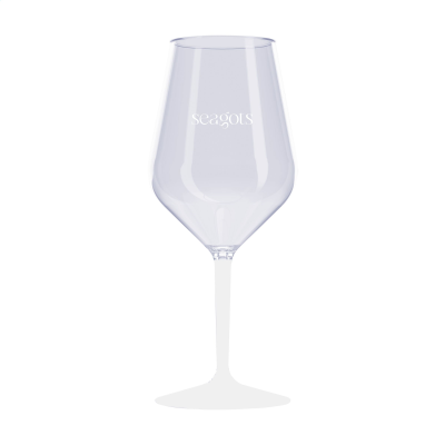 HAPPYGLASS LADY ABIGAIL COLOUR WINE GLASS TRITAN 460 ML in Clear Transparent White