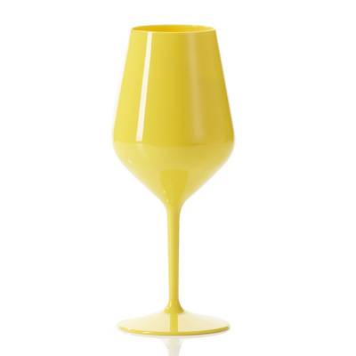 YELLOW WINE GLASS