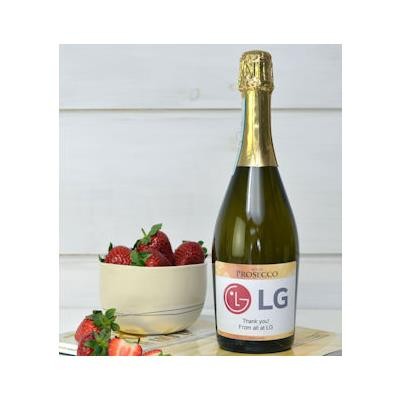 PERSONALISED BOTTLE OF PROSECCO FOC FULL COLOUR GIFT CARD