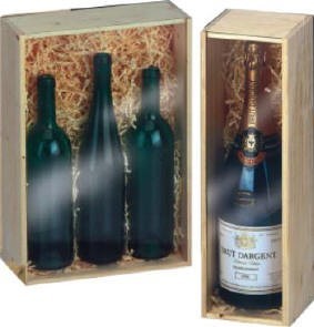 WINE in WOOD PRESENTATION BOX