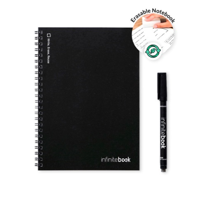 INFINITEBOOK LINED A5 A5 INFINITEBOOK with Flexible Cover & 15 Lined Whiteboard Pages