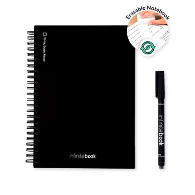 STARTER KIT INFINITEBOOK A5 SET INCLUDES AN A5 INFINITEBOOK, CLEANING KIT, MARKER AND MARKER HOLDER