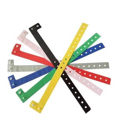 ADJUSTABLE L SHAPE PVC WRISTBAND