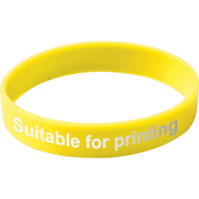 CHILD SILICON WRIST BAND (UK STOCK: YELLOW)
