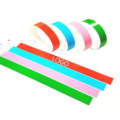 COLORFUL TYVEK WRIST BAND BRACELETS