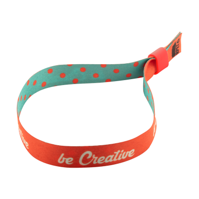 CUSTOM FESTIVAL BRACELET in Red - PROMOTIONAL CORPORATE GIFT