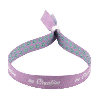 CUSTOM RPET FESTIVAL BRACELET in White