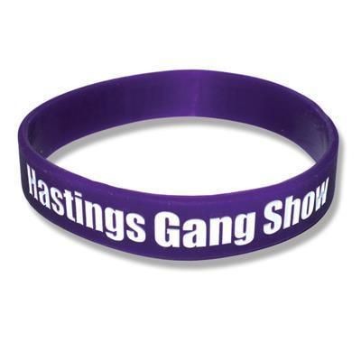 DEBOSSED SILICONE WRIST BAND