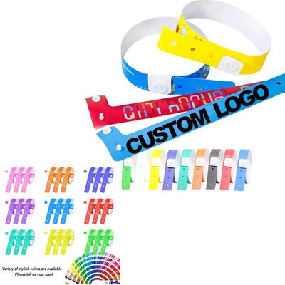 HIGH QUALITY WATERPROOF CUSTOM COLOR PVC VINYL WRISTBANDS - PROMOTIONAL CORPORATE GIFT