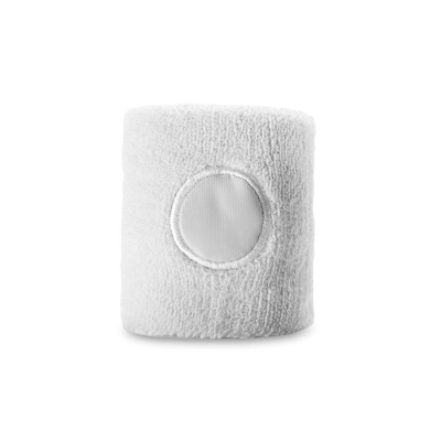 KOV ELASTICATED POLYESTER SWEATBAND CUFF in White