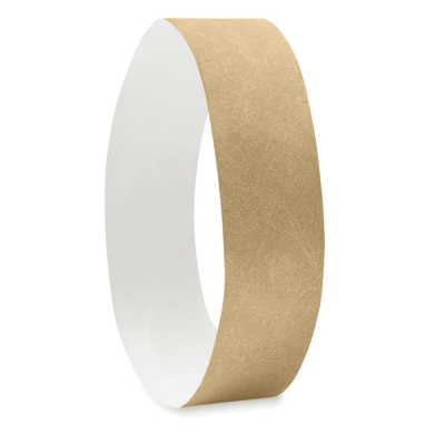 ONE SHEET OF 10 WRISTBANDS in Gold