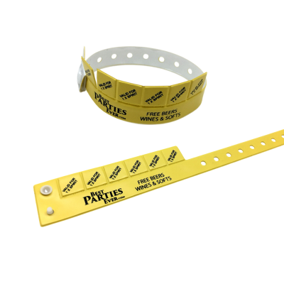 PVC EVENT WRIST BAND with Tokens