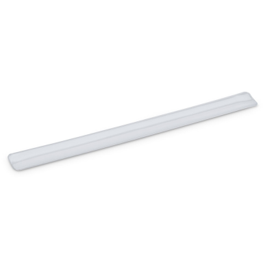 RAFAEL NEON FLUORESCENT FLUORESCENT SLAP BAND in Satin Silver