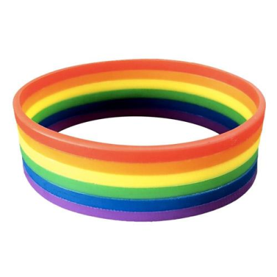 RAINBOW SILICON WRIST BAND