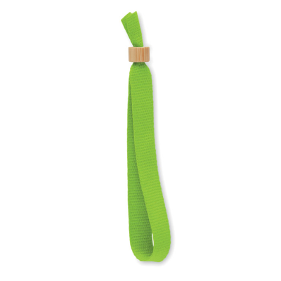 RPET POLYESTER WRIST BAND in Green