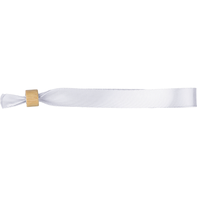 RPET WRIST CORD in White - PROMOTIONAL CORPORATE GIFT