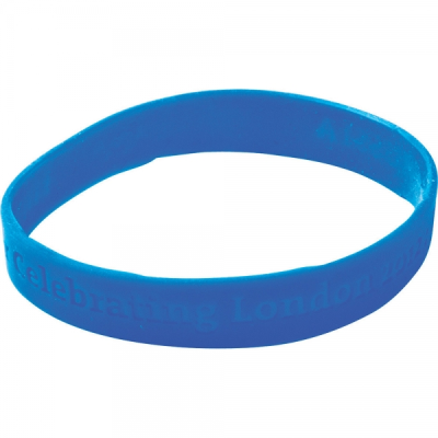 SILICON WRIST BAND (ADULT: RECESSED DESIGN)