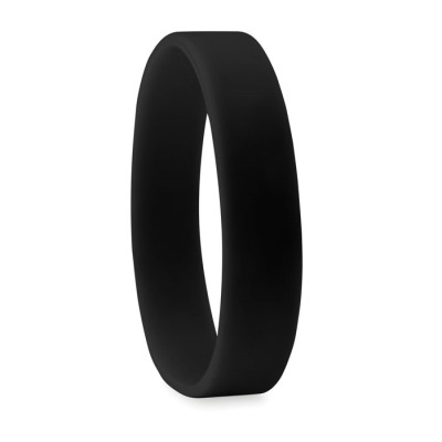 SILICON WRIST BAND in Black