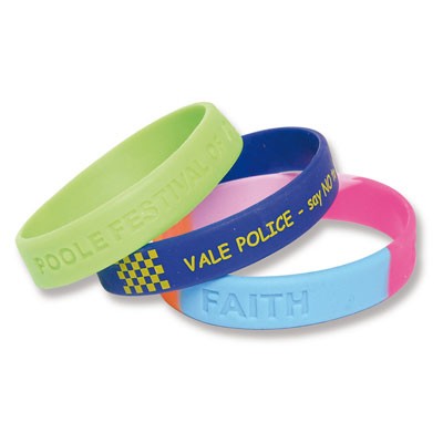 SILICONE WRIST BAND - PROMOTIONAL CORPORATE GIFT