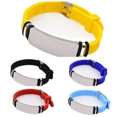 TITANIUM STEEL SILICONE PERSONALIZED FASHION BRACELET