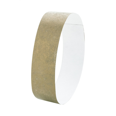 TYVEK WRISTBANDS (10 PCS) in Gold - PROMOTIONAL CORPORATE GIFT