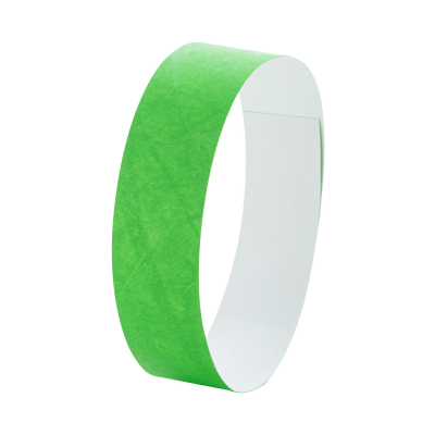 TYVEK WRISTBANDS (10 PCS) in Green - PROMOTIONAL CORPORATE GIFT