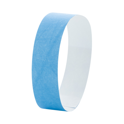 TYVEK WRISTBANDS (10 PCS) in Light Blue - PROMOTIONAL CORPORATE GIFT