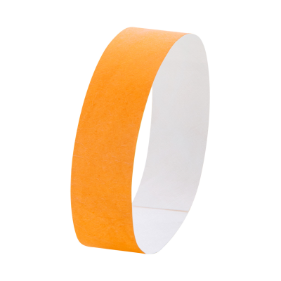TYVEK WRISTBANDS (10 PCS) in Orange - PROMOTIONAL CORPORATE GIFT