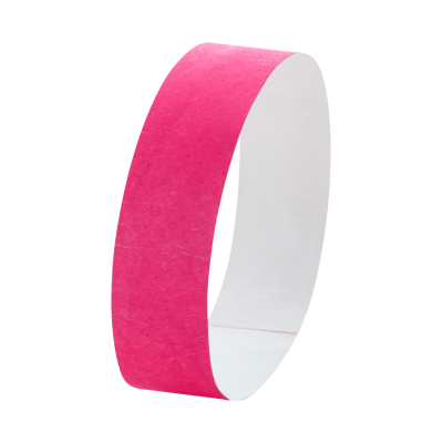 TYVEK WRISTBANDS (10 PCS) in Pink - PROMOTIONAL CORPORATE GIFT