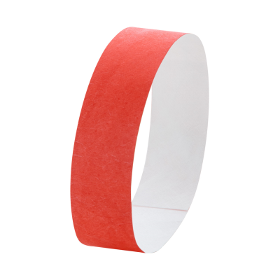 TYVEK WRISTBANDS (10 PCS) in Red - PROMOTIONAL CORPORATE GIFT