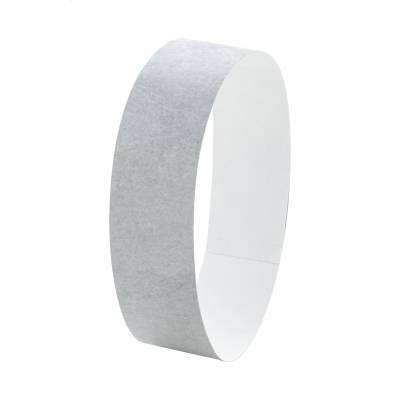 TYVEK WRISTBANDS (10 PCS) in Silver - PROMOTIONAL CORPORATE GIFT