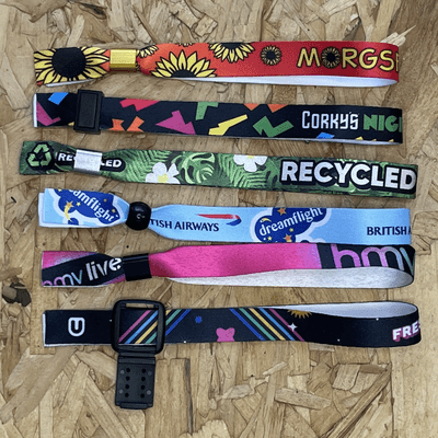 UK PRODUCED ECO FABRIC WRIST BAND